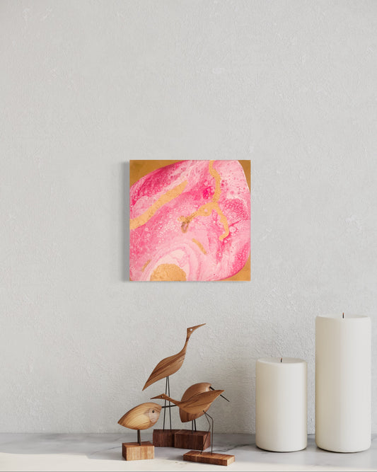 Pink in the Raw Painting by Kathryn Hill